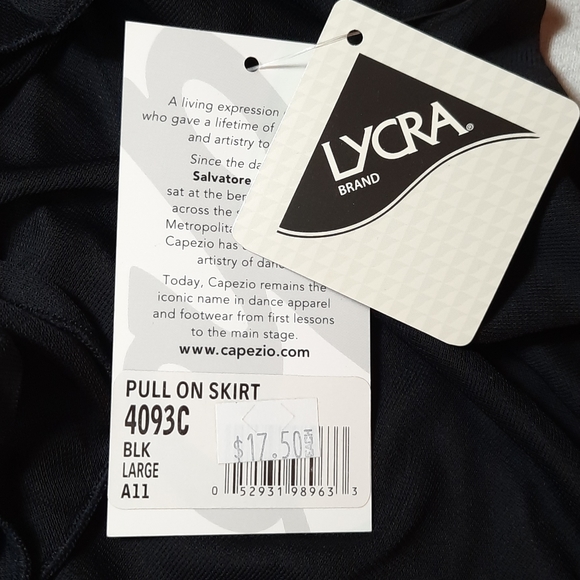 Capezio Pull-On Skirt with Decorated Waistband - Picture 5 of 6